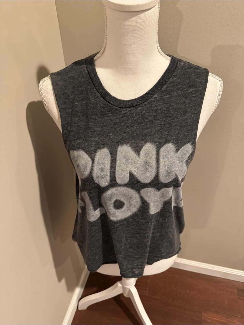 Chaser 💎RARE💎 Pink Floyd slub fabric muscle tank top size S